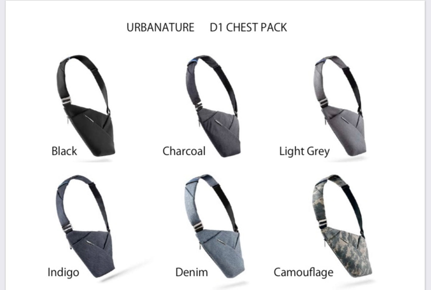D1 Chest Back NIID×URBANATURE D1 チェストバッグ ニード ショルダーバッグ 斜めがけ