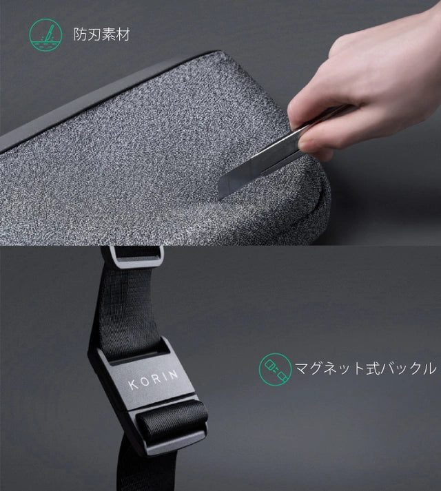 SnapSling Korin Design スナップスリング　コリンデザイン　ショルダーバッグ　斜めがけ